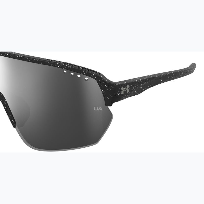 Слънчеви очила Under Armour Gamedat II/G S3 модел черно бяло/сребърно огледало 7