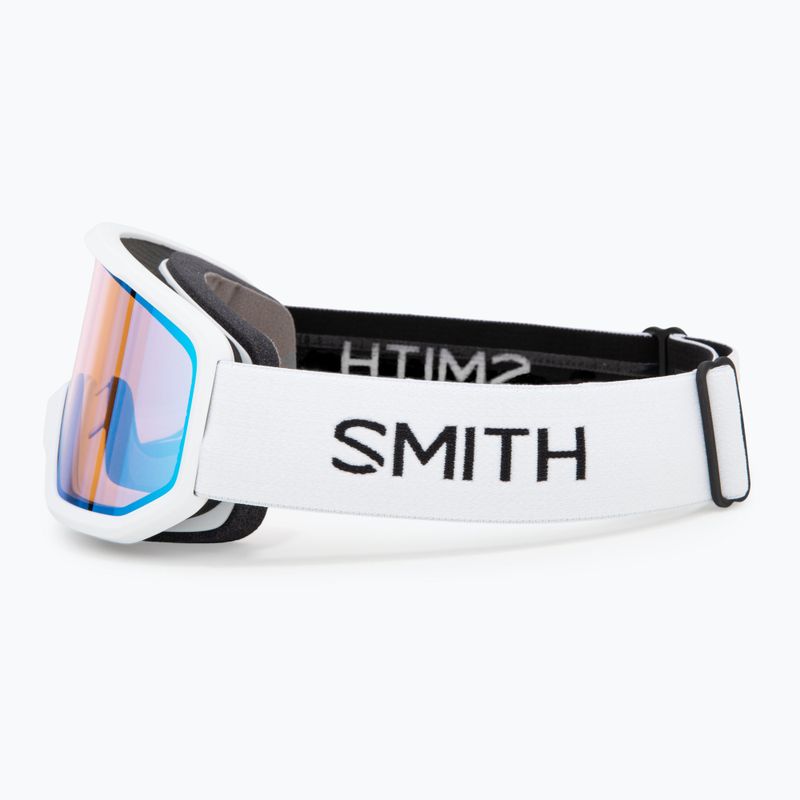 Скиорски очила Smith Transfer white/blue sensor mirror 4