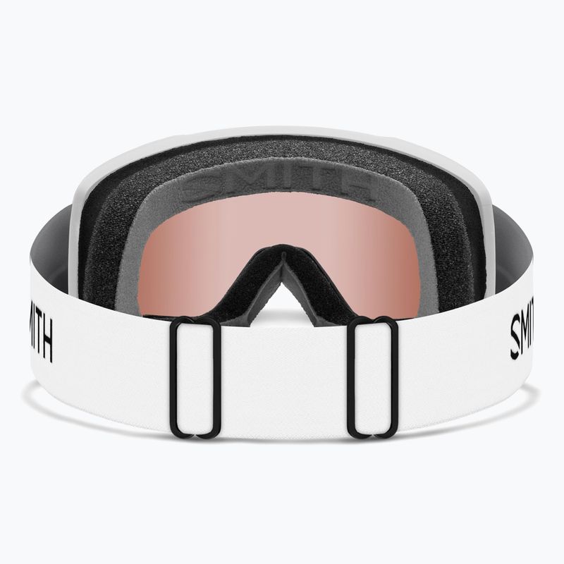 Скиорскa маска Smith Tribute S2 white/rc36 rose copper antifog 4