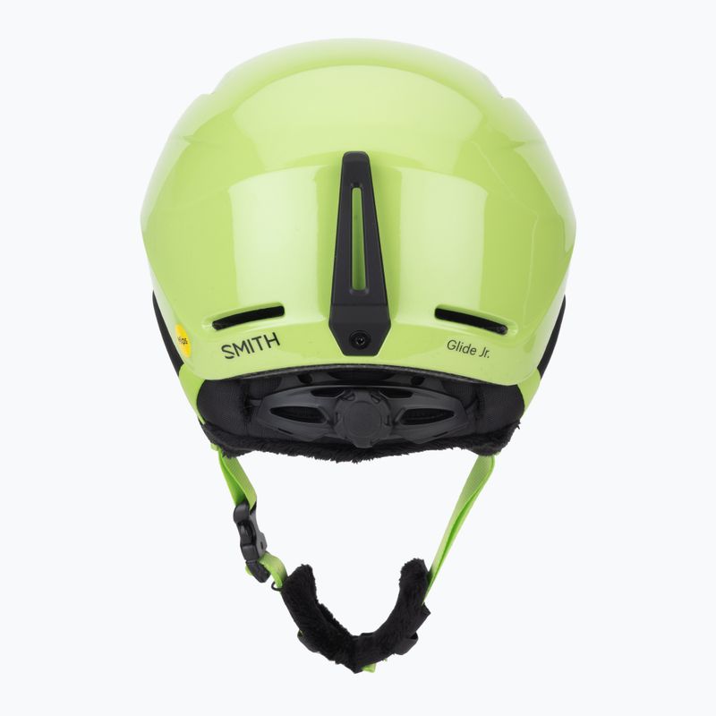 Детска скиорска каска Smith Glide Jr Mips electric lime 4