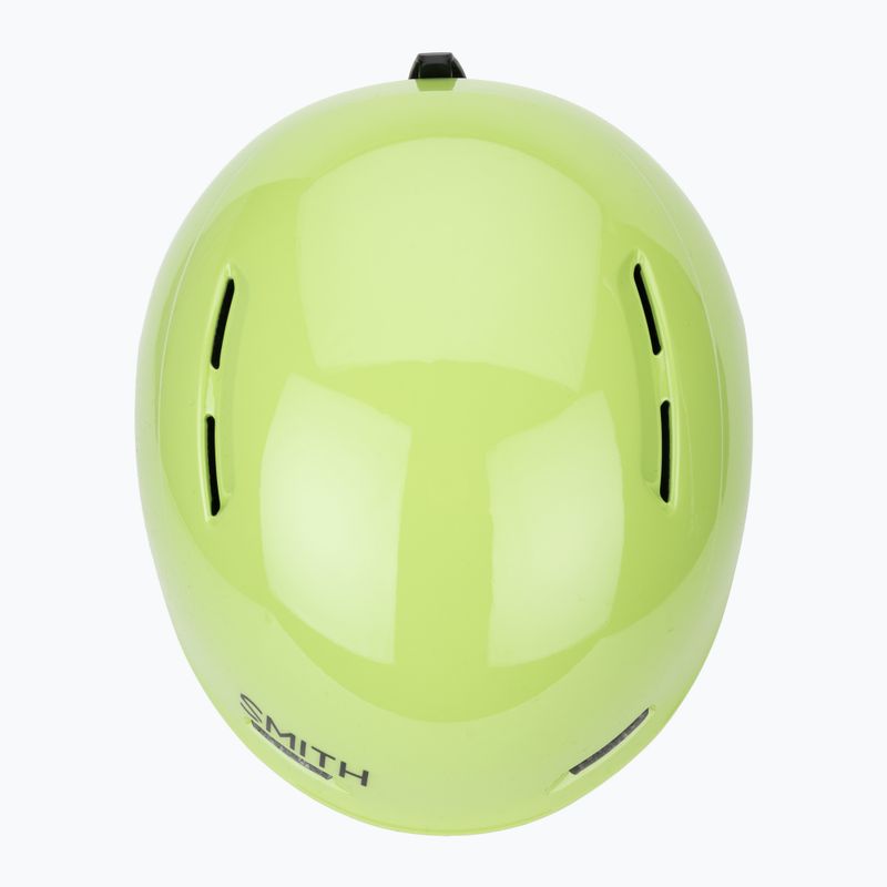 Детска скиорска каска Smith Glide Jr Mips electric lime 6