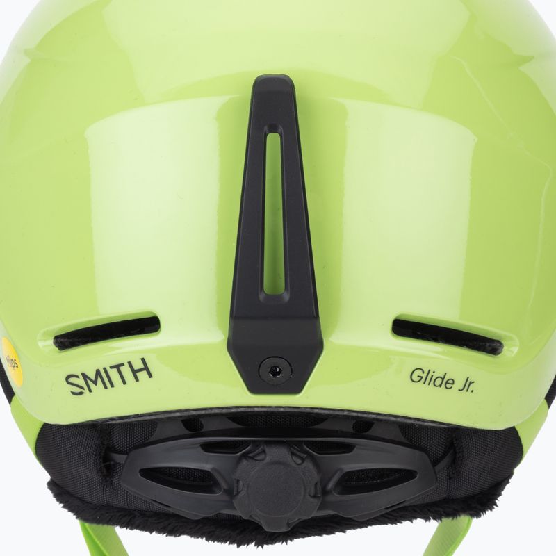Детска скиорска каска Smith Glide Jr Mips electric lime 9
