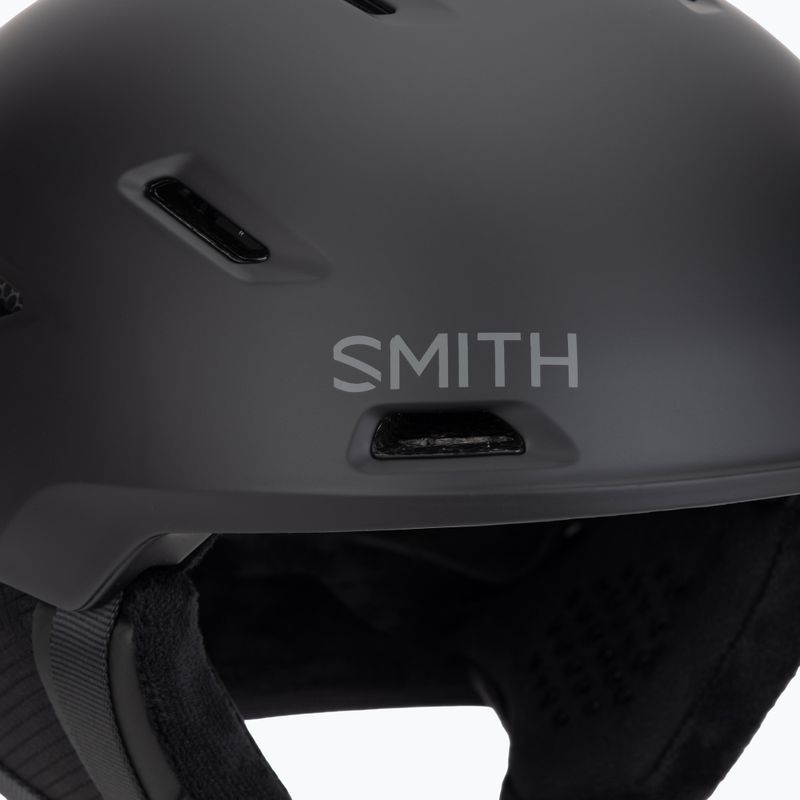 Скиорска каска Smith Descend matte black 7