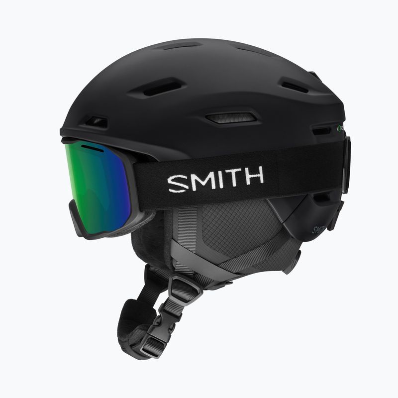Скиорска каска Smith Descend matte black 2