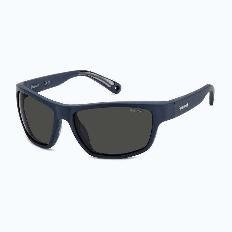 Слънчеви очила Polaroid PLD 7037/S matte blue/grey polarized 2