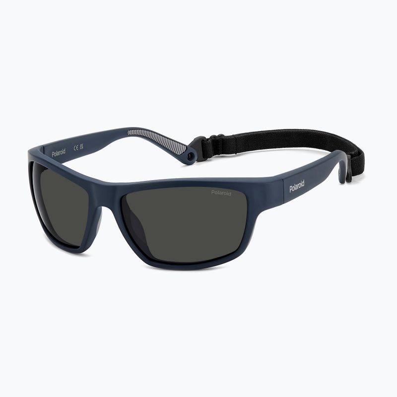 Слънчеви очила Polaroid PLD 7037/S matte blue/grey polarized 3