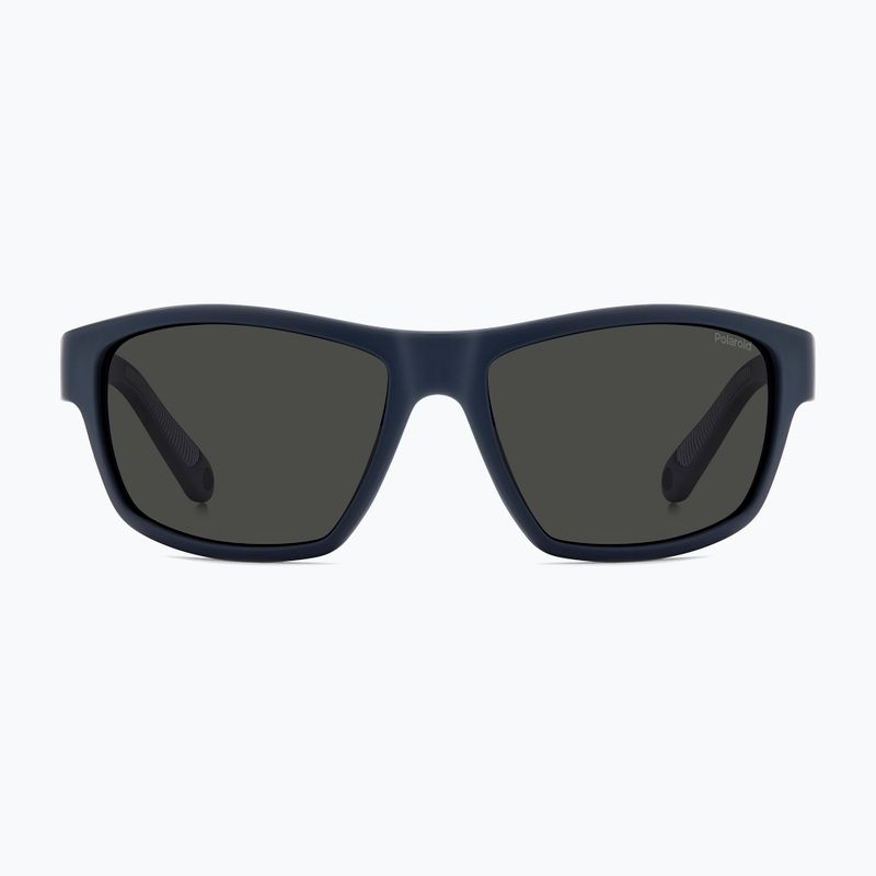 Слънчеви очила Polaroid PLD 7037/S matte blue/grey polarized 4