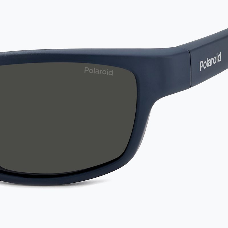 Слънчеви очила Polaroid PLD 7037/S matte blue/grey polarized 7