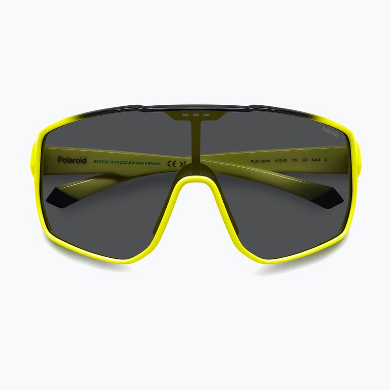 Слънчеви очила Polaroid PLD 7060/S yellow black/grey polarized 4