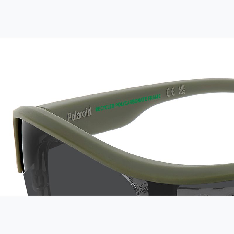 Слънчеви очила Polaroid PLD 7061/CI/S matte green/grey polarized 11