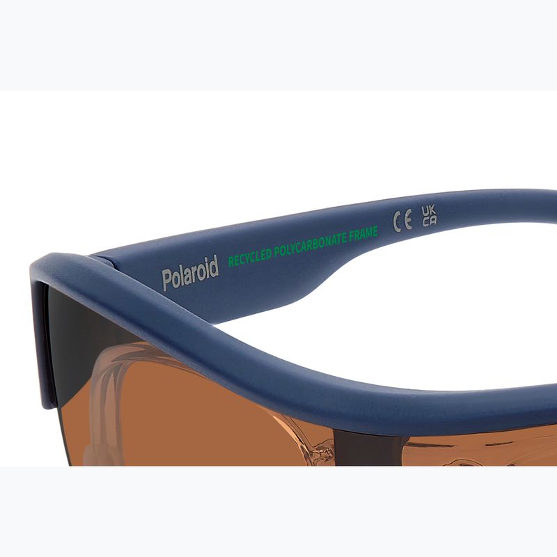Слънчеви очила Polaroid PLD 7061/CI/S matte blue/copper polarized 10