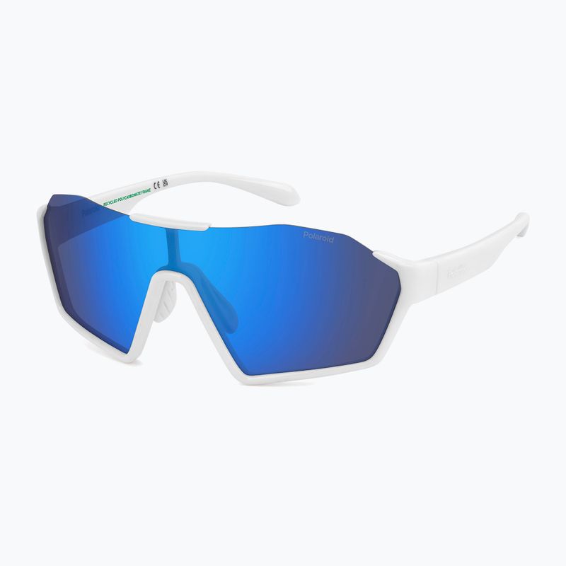 Слънчеви очила Polaroid PLD 7062/S white/blue mirror polarized 2