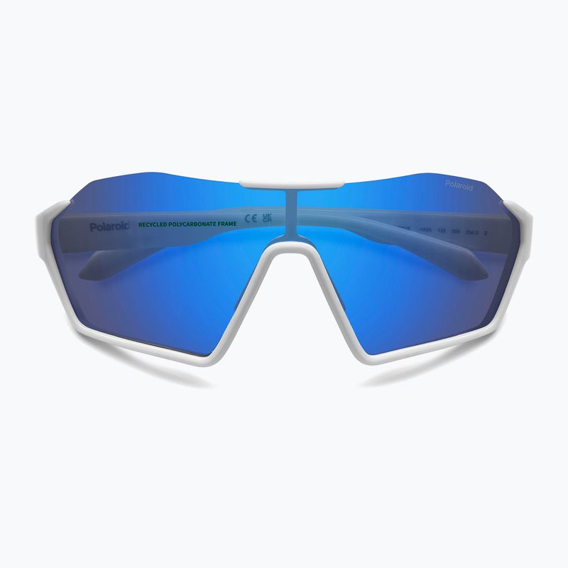 Слънчеви очила Polaroid PLD 7062/S white/blue mirror polarized 4