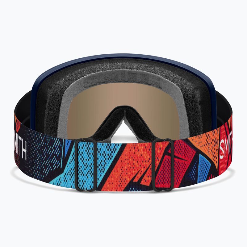 Скиорскa маска Smith Transfer S3 midnight geo alpine/red solx mirror antifog 3
