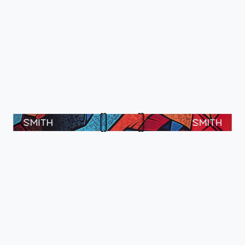 Скиорскa маска Smith Transfer S3 midnight geo alpine/red solx mirror antifog 5