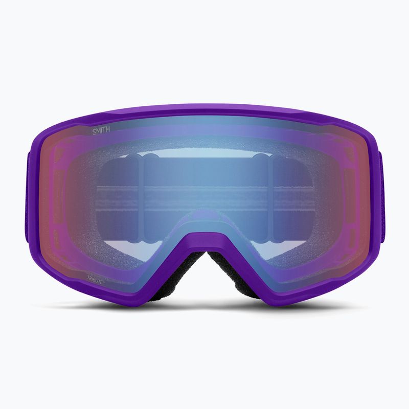 Скиорскa маска Smith Tribute S1 fresh purple/blue sensor mirror antifog 2