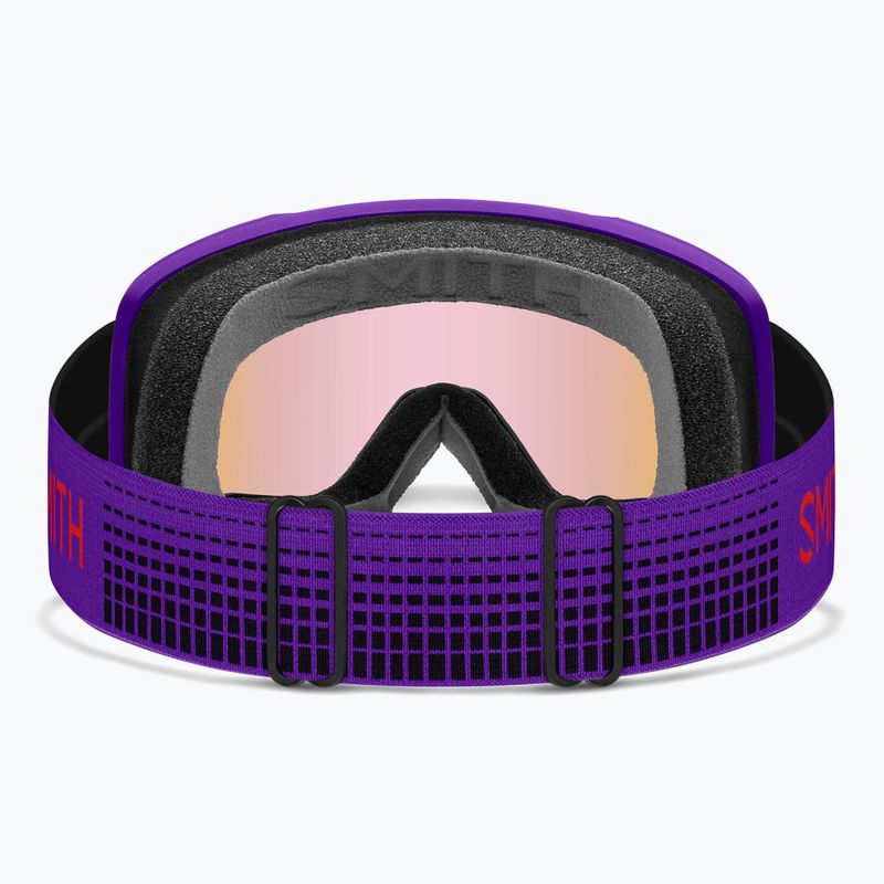 Скиорскa маска Smith Tribute S1 fresh purple/blue sensor mirror antifog 3