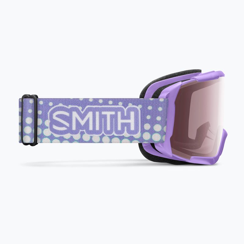 Детска скиорска маска Smith Daredevil S2 light lavender dot clouds/ignitor mirror antifog 2