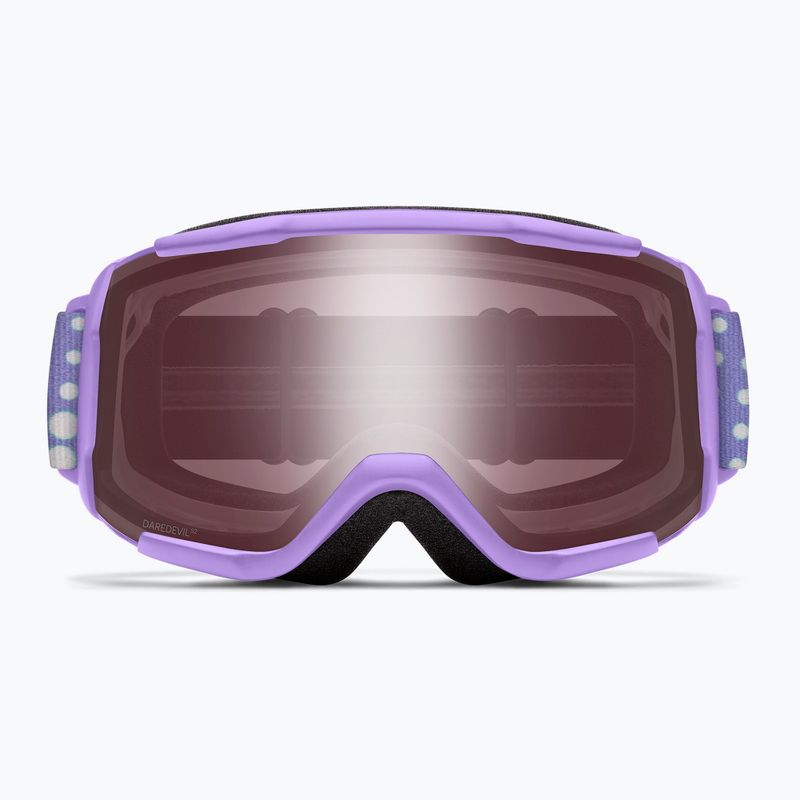 Детска скиорска маска Smith Daredevil S2 light lavender dot clouds/ignitor mirror antifog 3