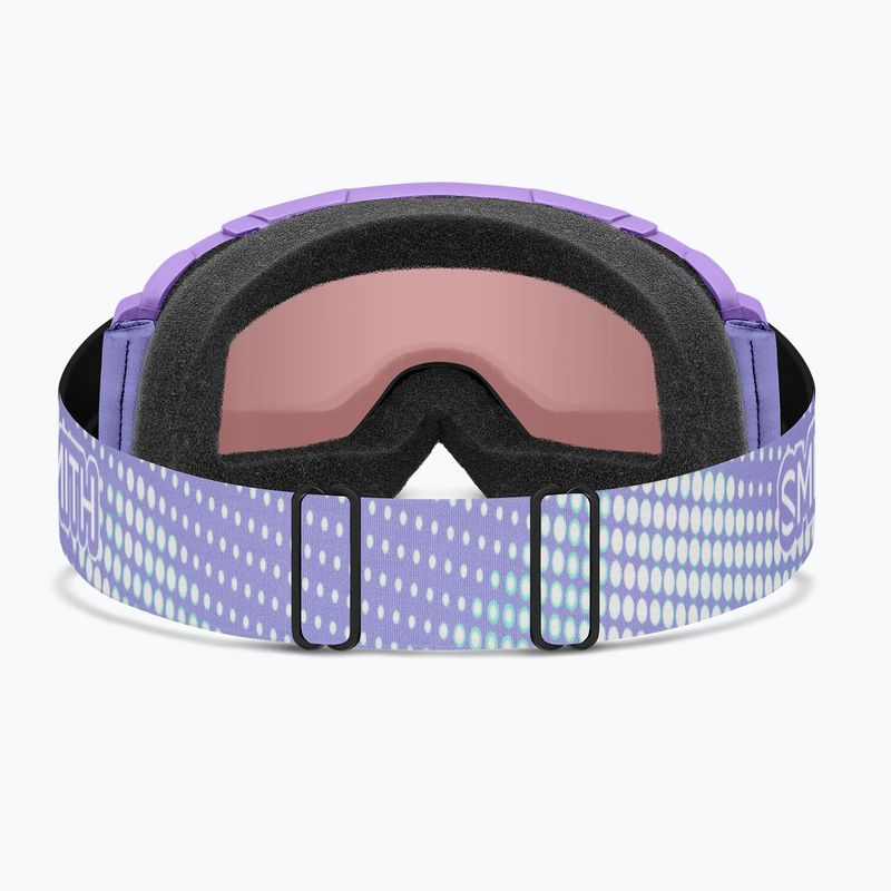 Детска скиорска маска Smith Daredevil S2 light lavender dot clouds/ignitor mirror antifog 4