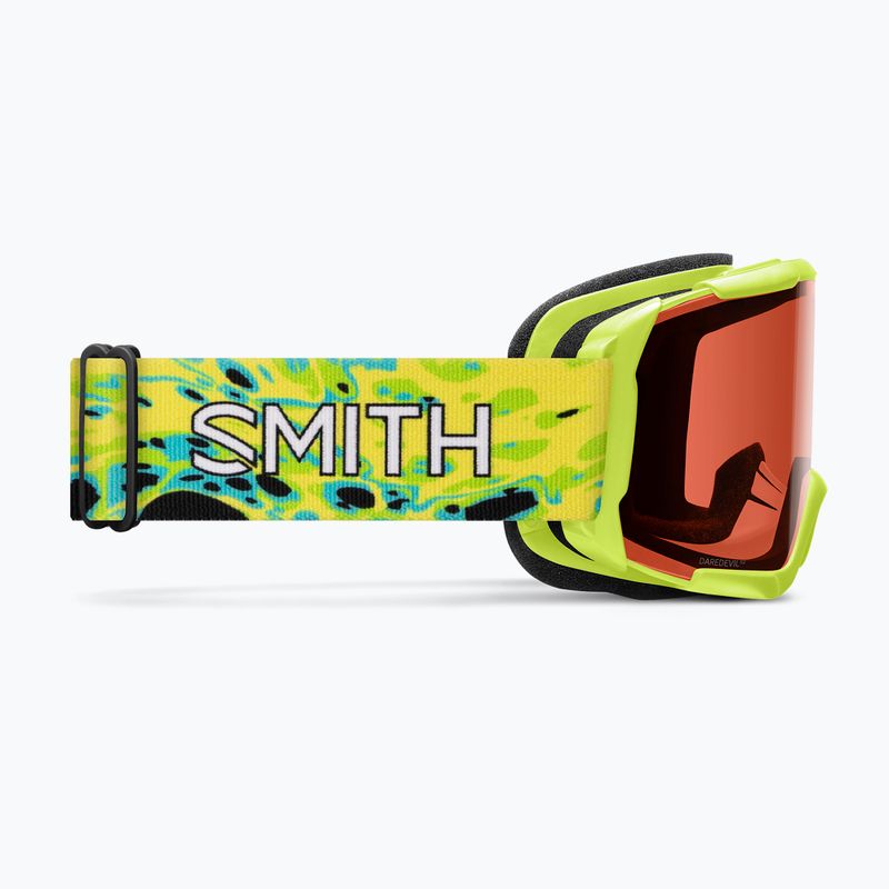 Детска скиорска маска Smith Daredevil S3 electric lime slime/green solx mirror antifog 2