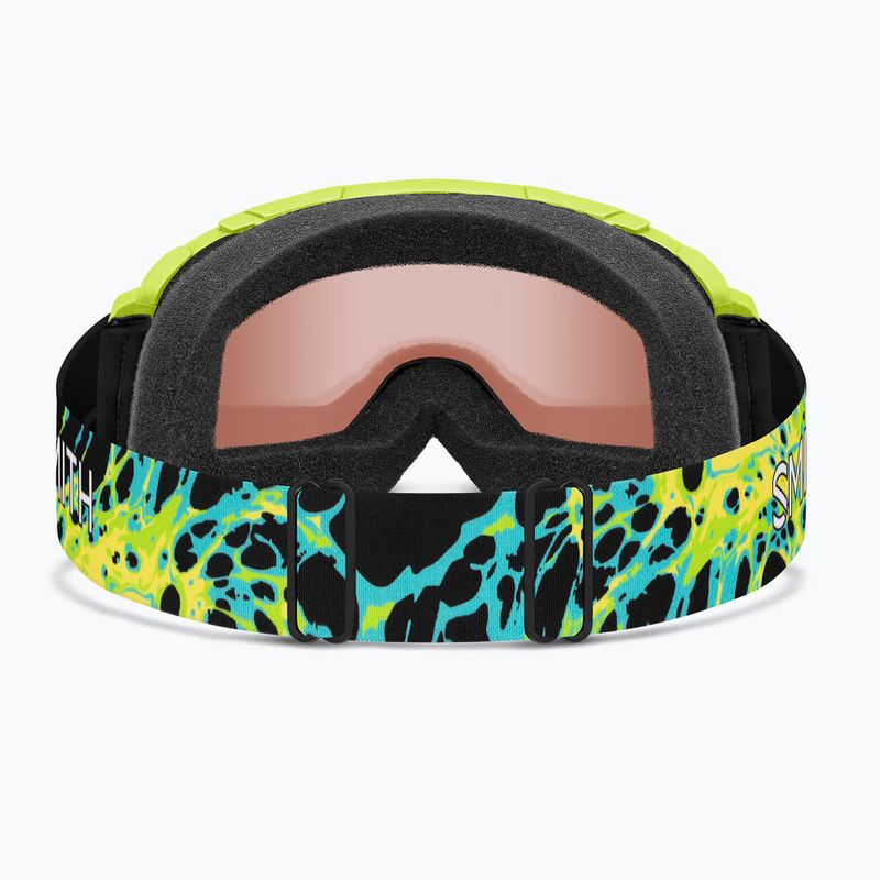 Детска скиорска маска Smith Daredevil S3 electric lime slime/green solx mirror antifog 4