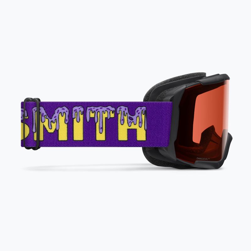 Детска скиорска маска Smith Daredevil S1 black donuts/blue sensor mirror antifog 2