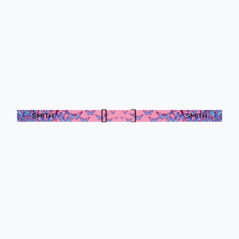 Детска скиорска маска Smith Rascal Jr S2 bright pink lofi butterfly/rose copper antifog 5