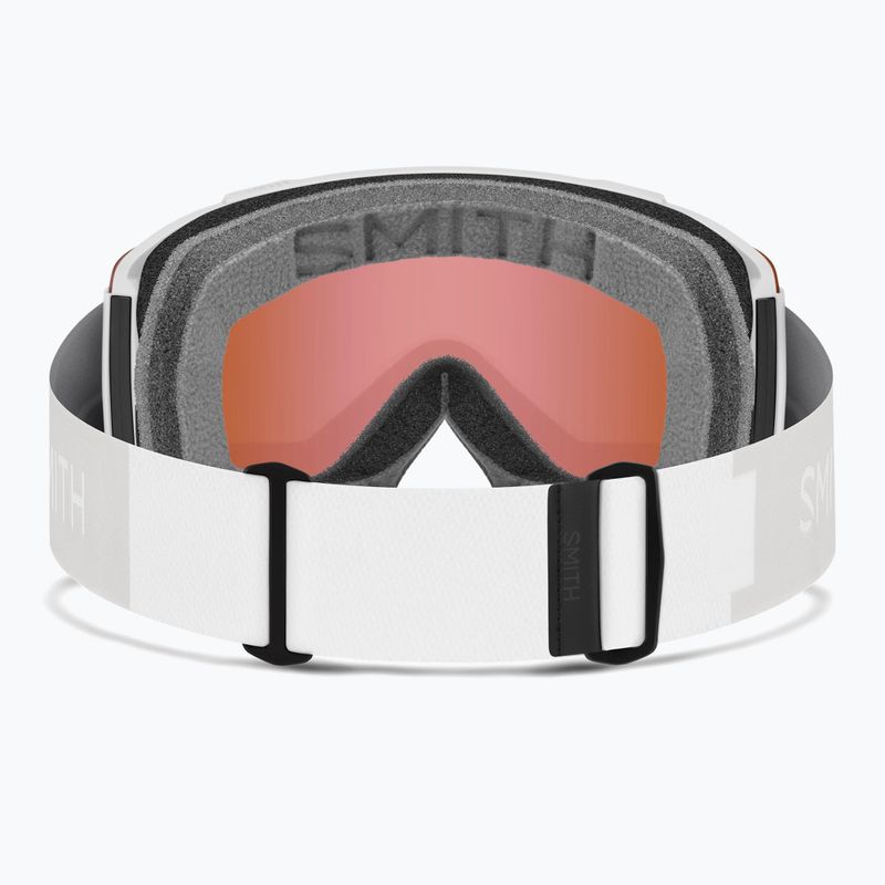 Скиорскa маска Smith Squad S2 white vapor/chromapop everyday rose gold mirror 3