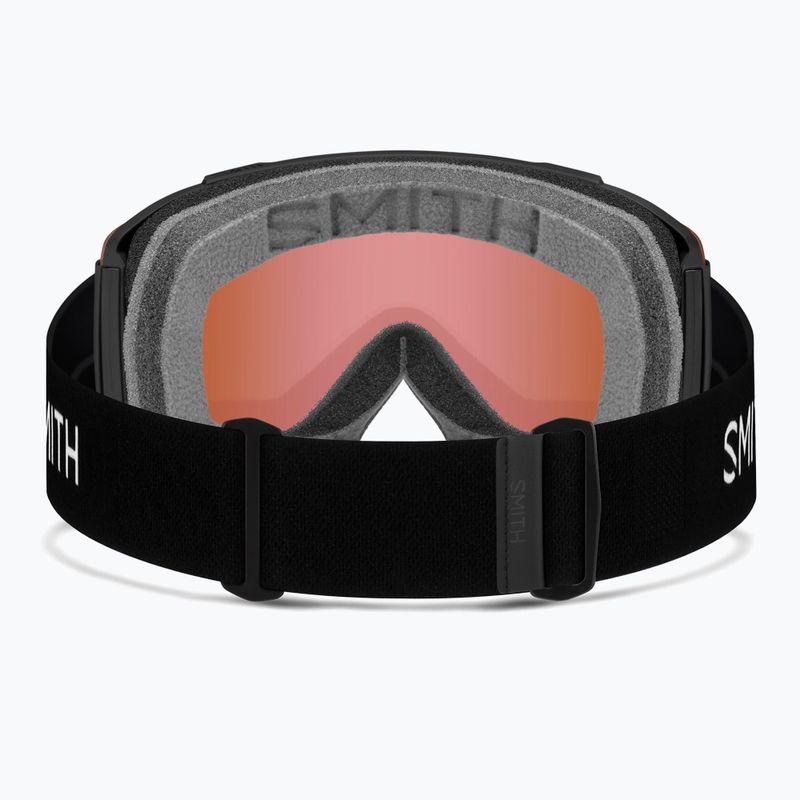 Скиорскa маска Smith Squad S2 black/chromapop everyday rose gold mirror 3