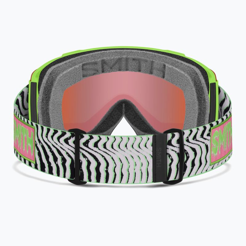 Скиорскa маска Smith Squad S2 slime static shag/chromapop everyday green mirror 3