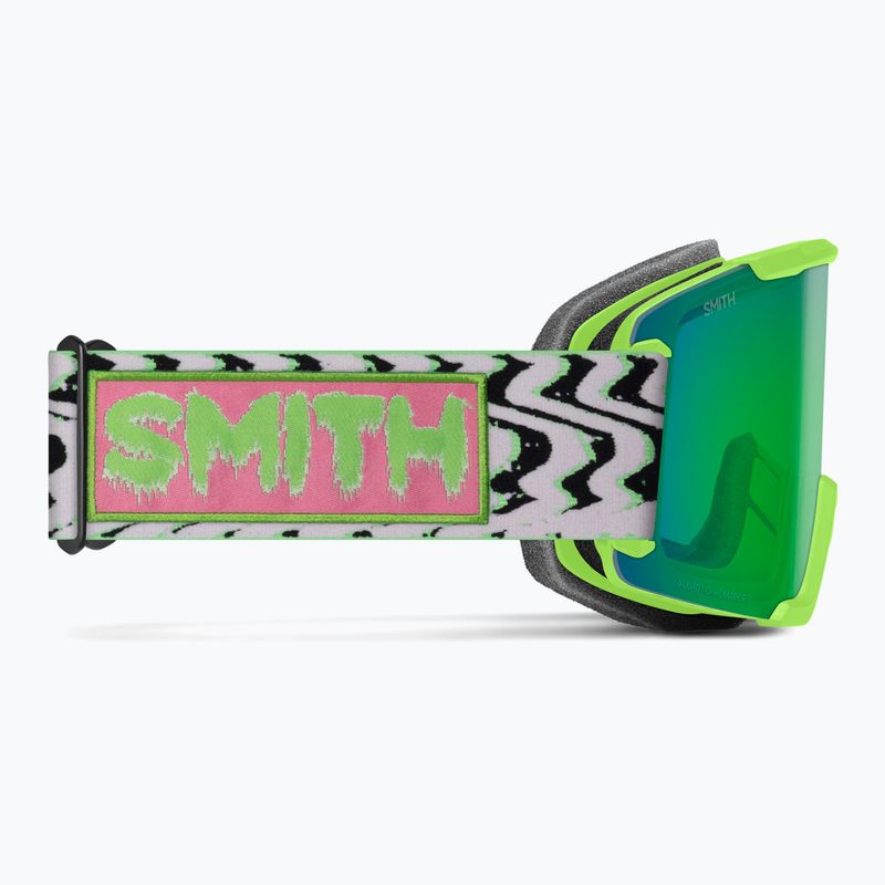 Скиорскa маска Smith Squad S2 slime static shag/chromapop everyday green mirror 4