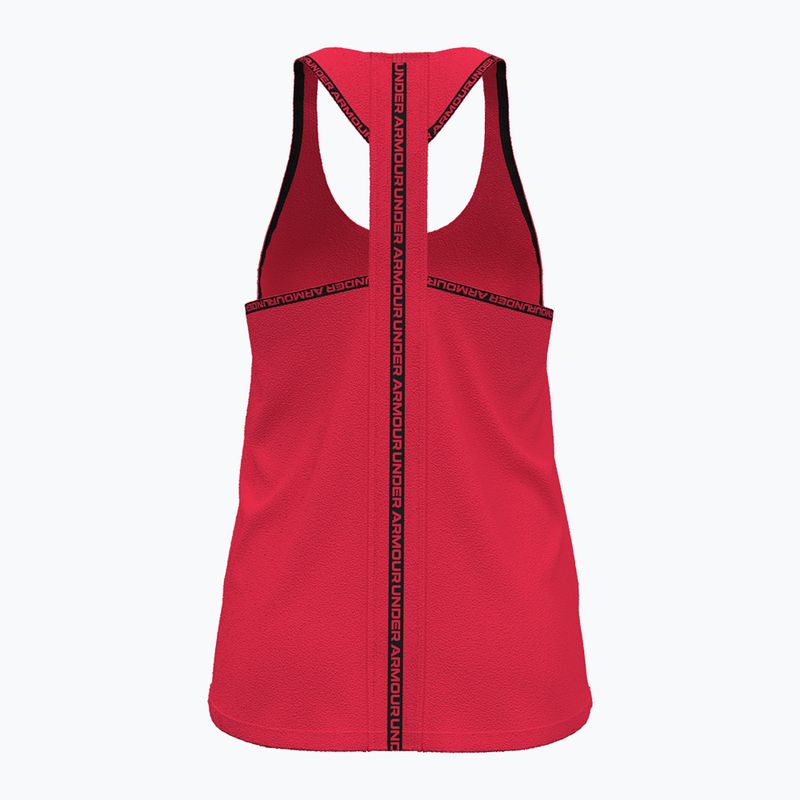 Under Armour Knockout Tank горнище за тренировки за жени racer red/black 2