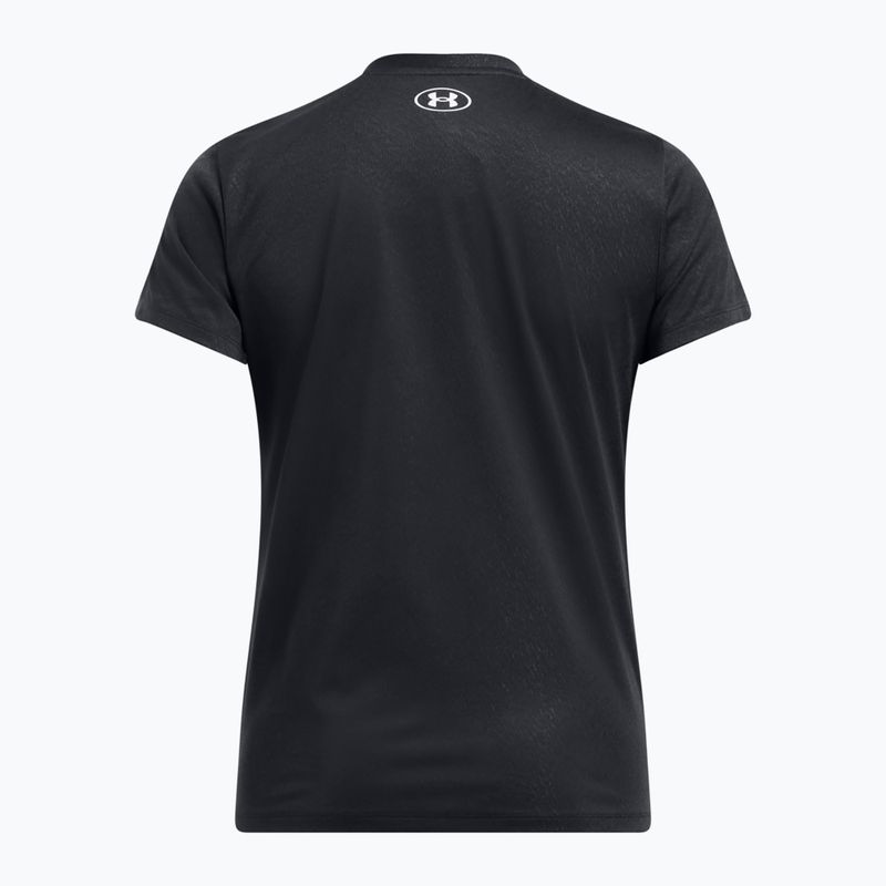 Дамска тренировъчна тениска Under Armour Tech Riddle black/white 4