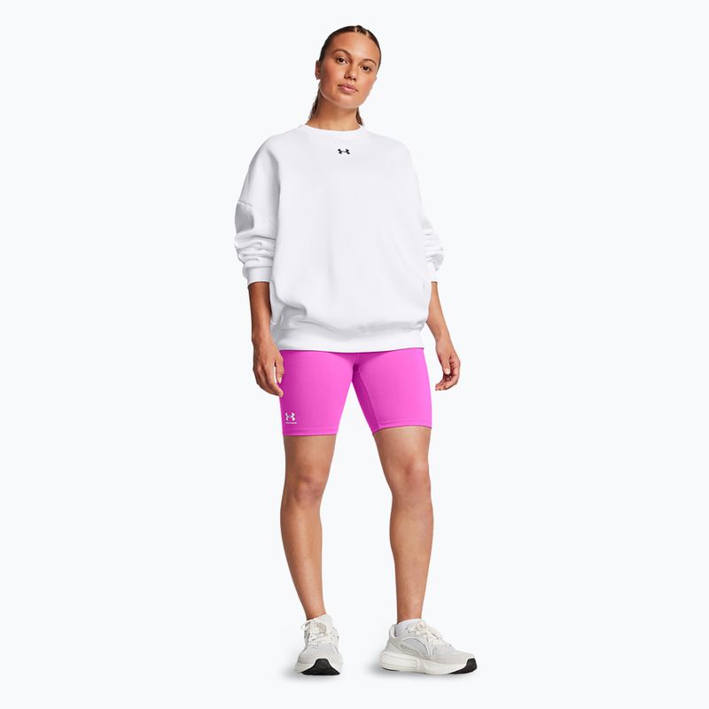 Дамски тренировъчни шорти  Under Armour Rival 7in Short vivid magenta/white 2