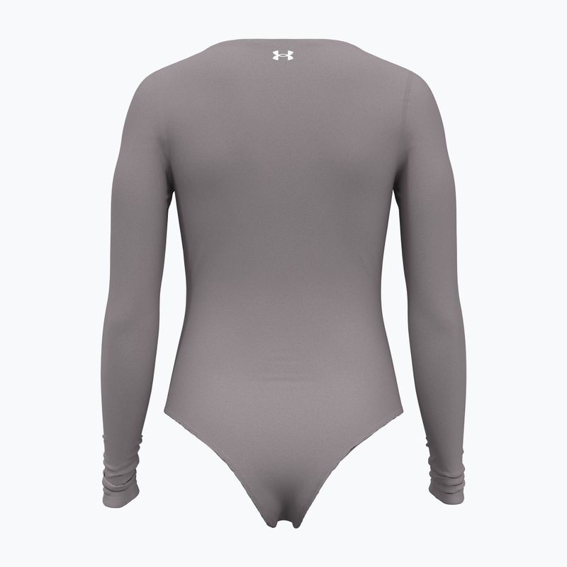 Дамско боди Under Armour Vanish Leotard tetra grey/white 2