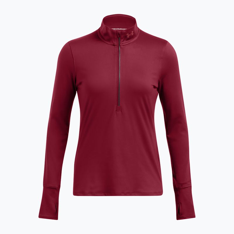 Дамска блуза с дълъг ръкав за бягане Under Armour Launch Pro Half Zip cardinal/reflection