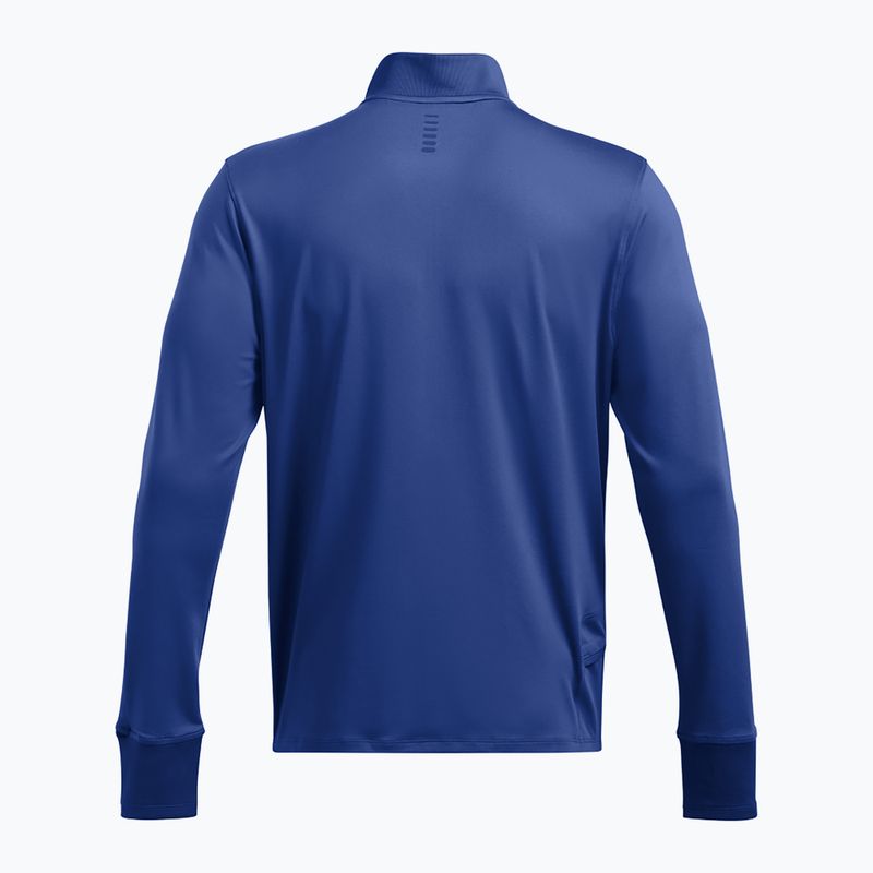 Мъжка блуза с дълъг ръкав за бягане Under Armour Launch Pro 1/4 Zip tech blue/tech blue/reflective 2