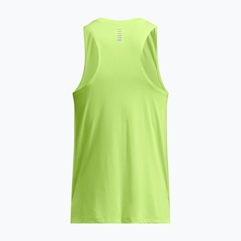 Мъжки потник за бягане Under Armour Launch Singlet morph green/reflection 4