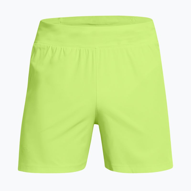 Мъжки шорти за бягане Under Armour Launch Elite 5" morph green/morph green/reflective 5