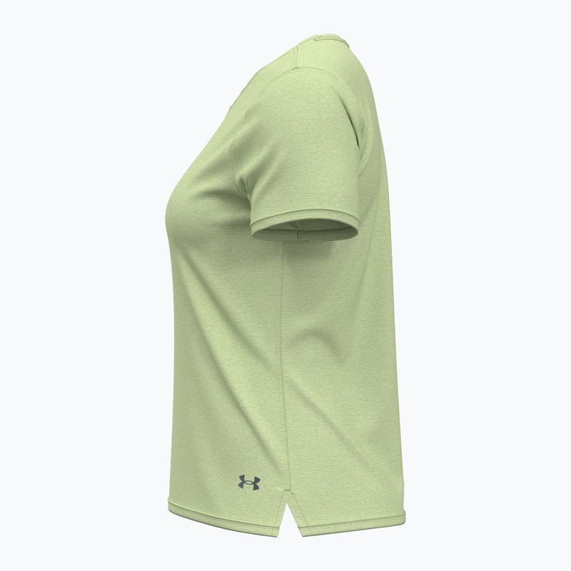 Дамска тениска за бягане Under Armour Launch retro green/reflection 4