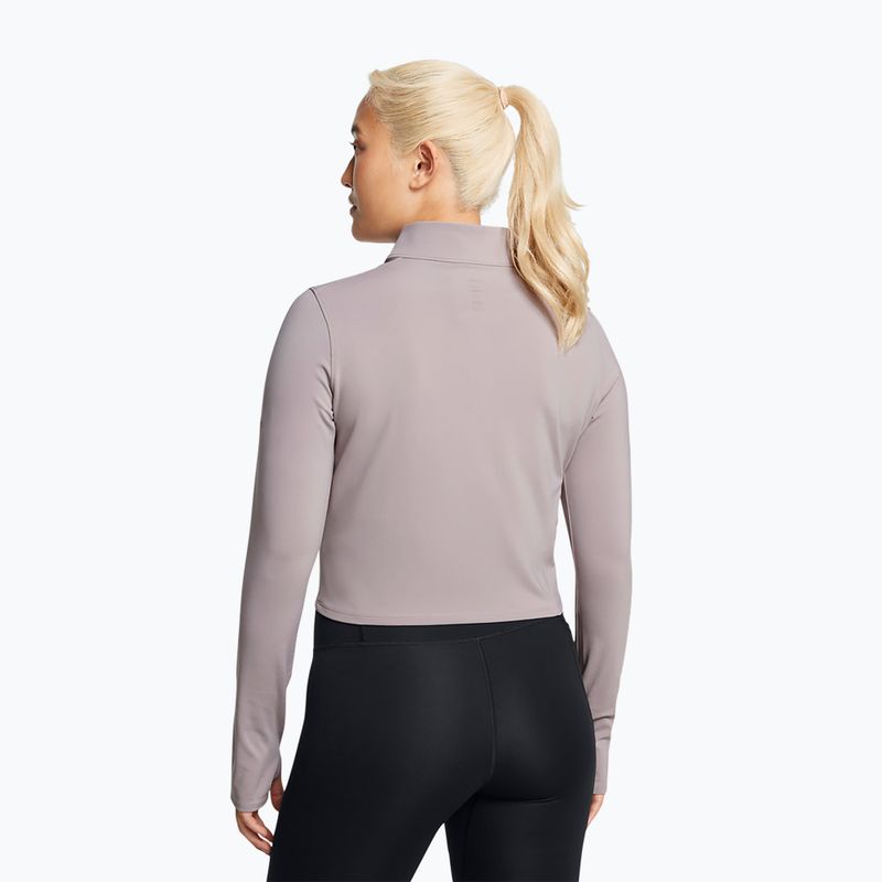 Дамска блуза с дълъг ръкав за бягане Under Armour Launch Elite Half Zip tetra grey/reflective 2