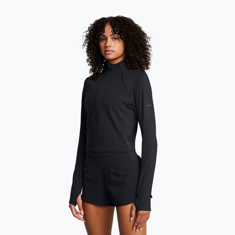 Дамска блуза с дълъг ръкав за бягане Under Armour Launch Elite Half Zip black/reflective