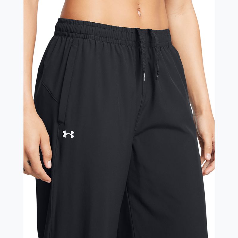 Under Armour дамски панталони Rival Wide Leg black / white 4