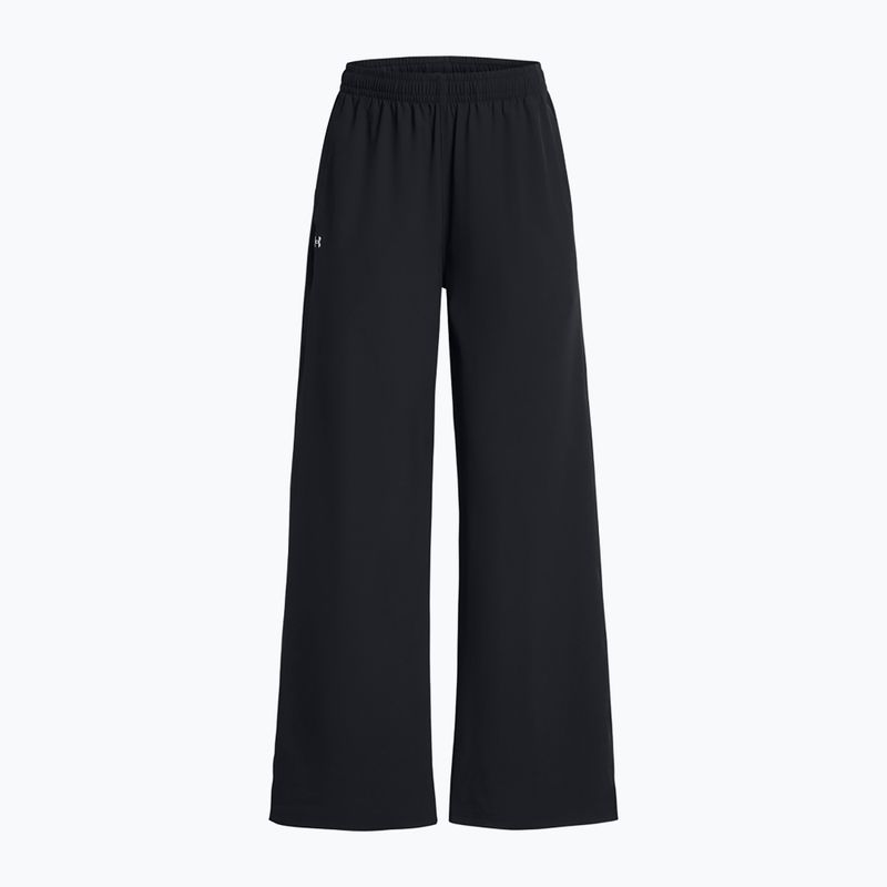 Under Armour дамски панталони Rival Wide Leg black / white 5