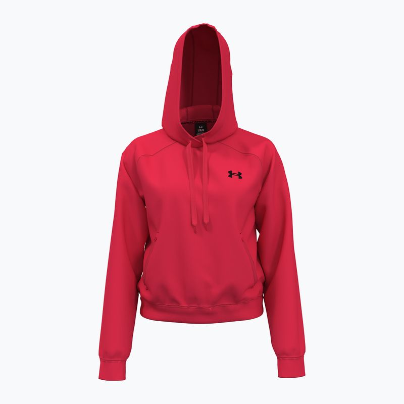 Дамски суитшърт Under Armour Pro Fleece Hoodie racer red/black