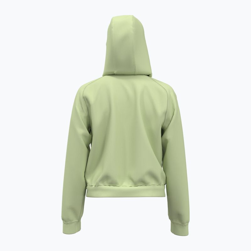 Дамска качулка Under Armour Pro Fleece Hoodie retro green/white 2