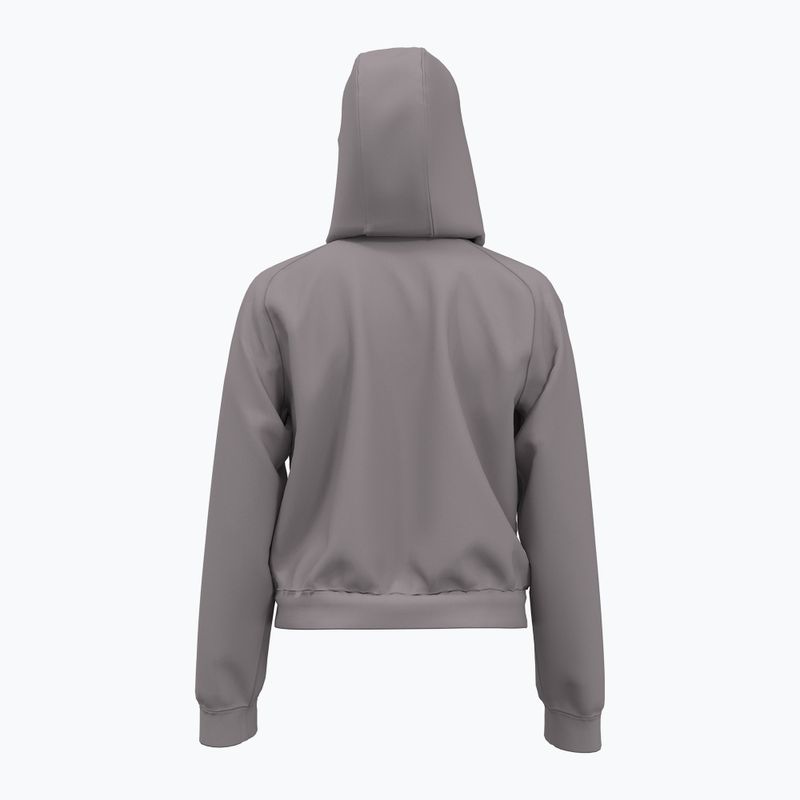 Дамска качулка Under Armour Pro Fleece Hoodie tetra grey/white 2