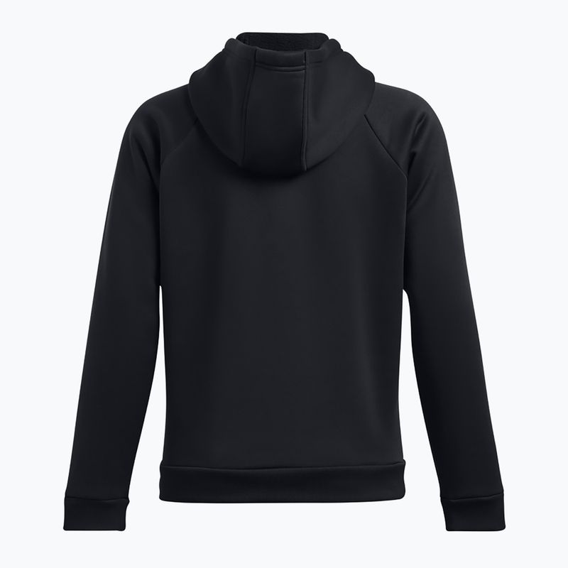 Дамски суитшърт Under Armour Fleece Hoodie UA Armour black/white 2