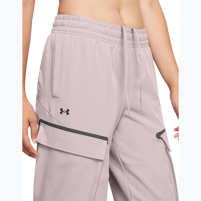 Дамски панталони Under Armour Unstoppable Cargo tetra grey/ black 5